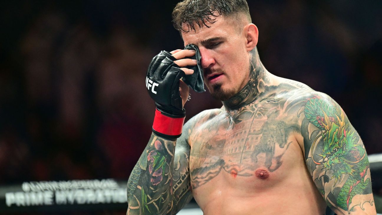 espn.com - Brett Okamoto - Aspinall not medically cleared; calls Gane a cheater