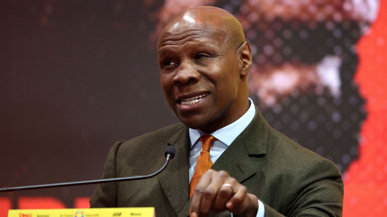 Eubank Jr. and Benn's fathers argue and face-off