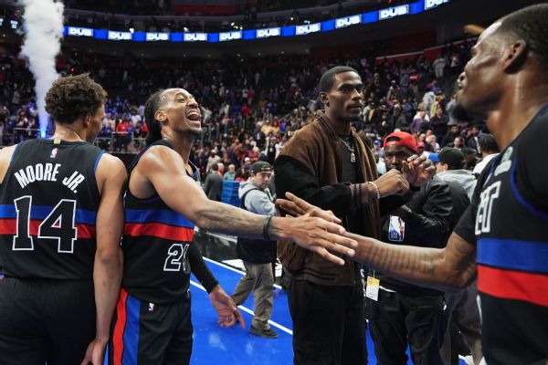 Short-handed Pistons extend winning streak to 9; longest since '08