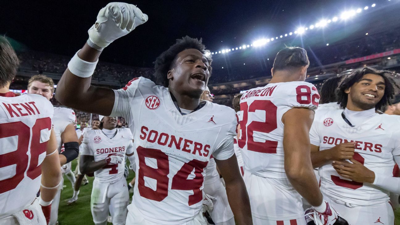 <a href="https://www.espn.com/college-football/story/_/id/46980462/oklahoma-defense-shines-takedown-no-4-alabama" target="_blank">OU shakes up SEC, CFP with upset of No. 4 Tide</a>