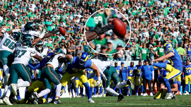 The art of blocking a kick in the NFL