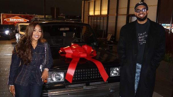 Jordyn Woods' birthday gift to Karl-Anthony Towns mirrors his late mother's car