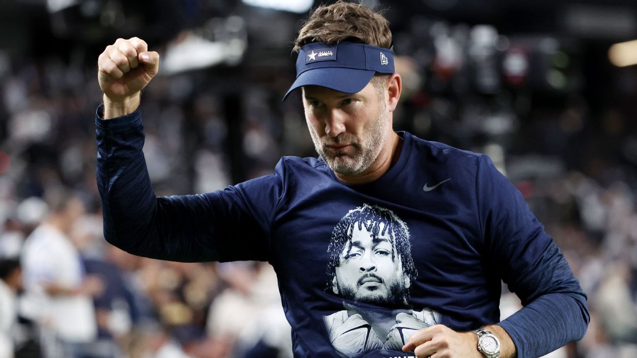 <a href="https://www.espn.com/nfl/story/_/id/47007066/cowboys-honor-marshawn-kneeland-dominant-win-raiders" target="_blank">Cowboys honor Kneeland in win: ‘Still with us’</a>