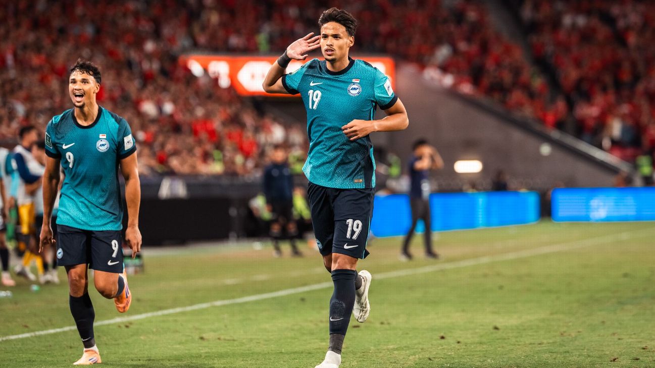 Ilhan Fandi's 28-minute star turn inspires Singapore to historic