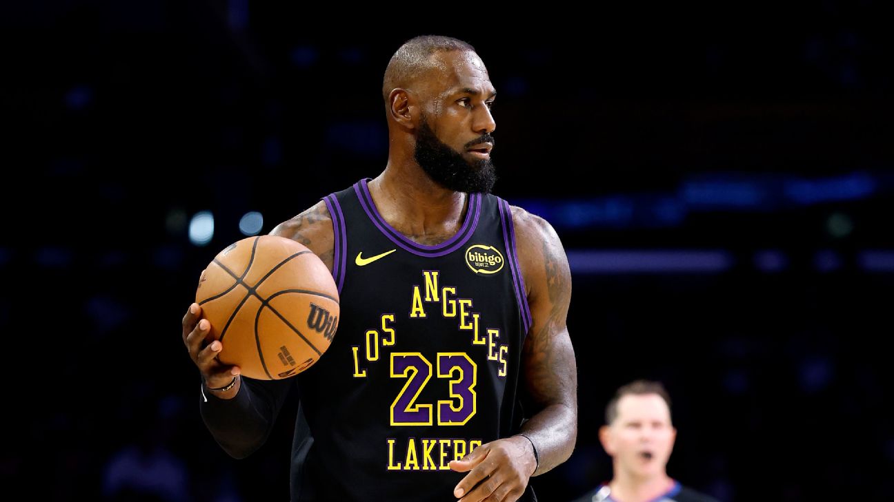 LeBron James estreia na temporada, quebra recordes, e Lakers
