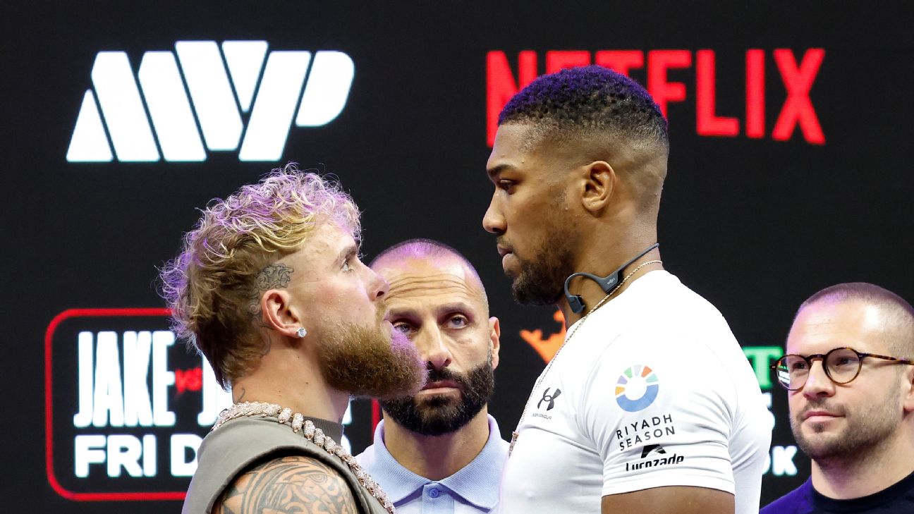 espn.com - Jake Paul vs. Anthony Joshua: How to watch, ring walk time, latest news
