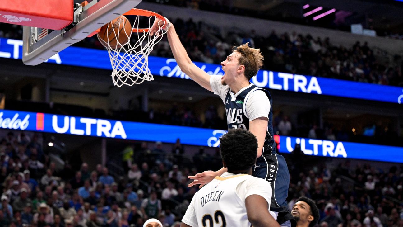 <a href="https://www.espn.com/nba/story/_/id/47056362/cooper-flagg-outduels-derik-queen-career-night-mavs-win" target="_blank">Flagg outduels HS teammate Queen in career night</a>