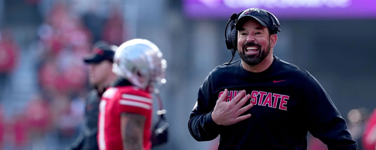 Projecting Tuesday’s CFP top 12: No surprises, but rivalry week looms