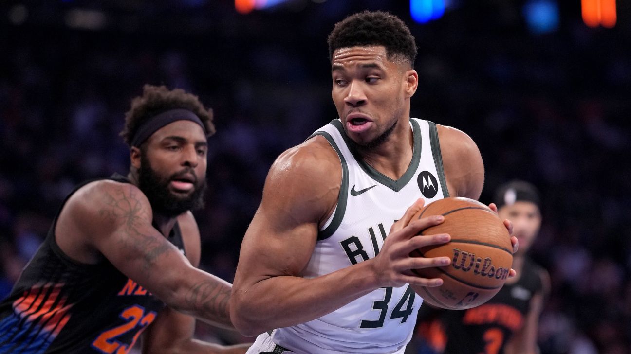 <a href="https://www.espn.com/nba/story/_/id/47134962/giannis-urges-bucks-fix-mindset-7th-straight-loss" target="_blank">Giannis challenges slumping Bucks to fix ‘mindset’</a>