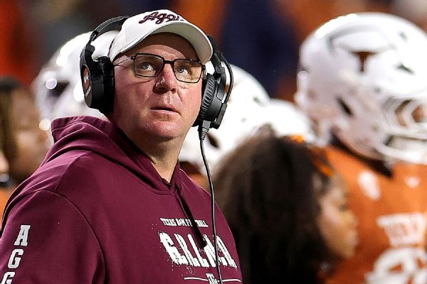 Article image accompanying Texas A&M coach Elko says he regrets 'cesspool' comments on WagerUp Sports News.