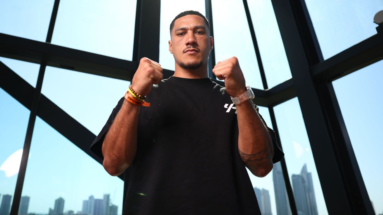 Jai Opetaia records brutal knockout of Huseyin Cinkara to defend IBF and The Ring titles