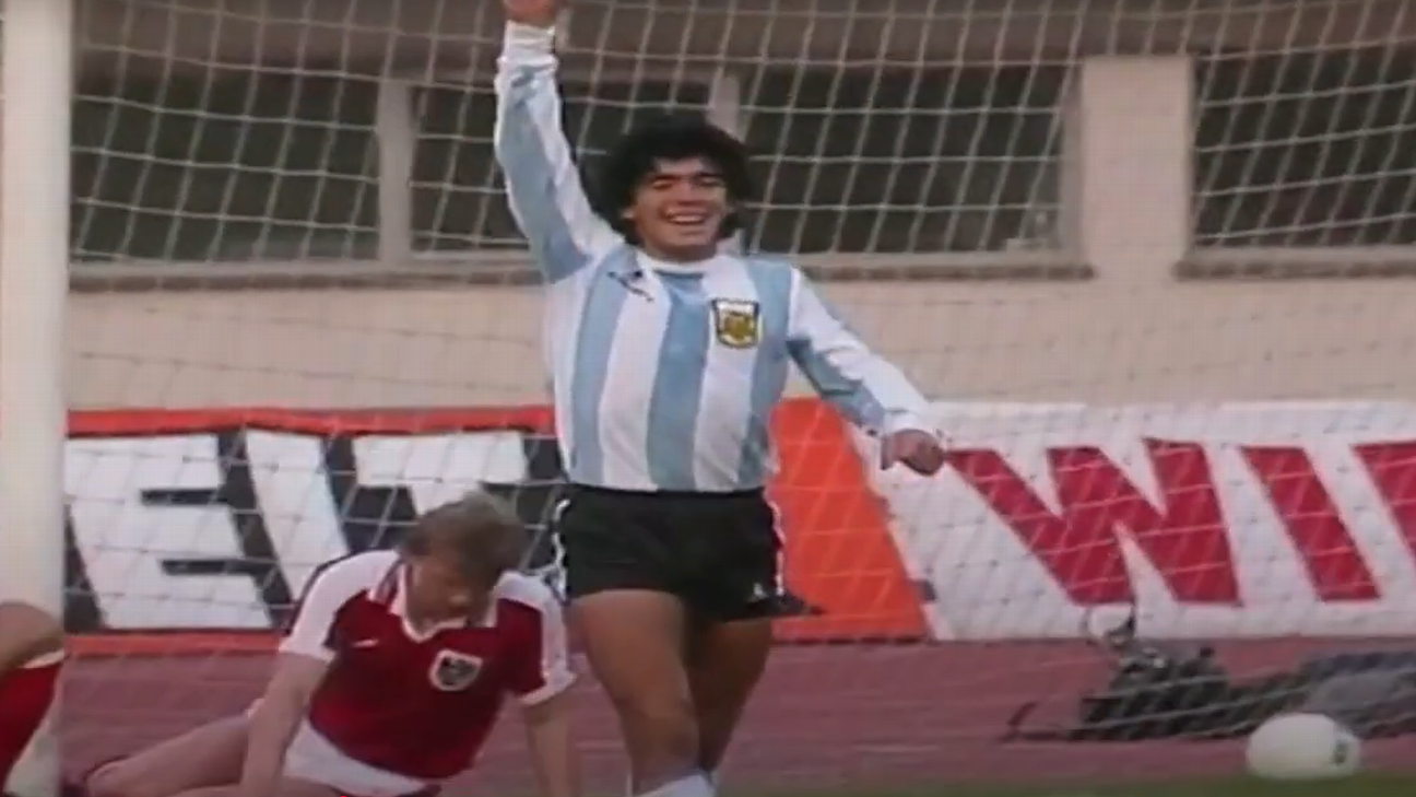 Un antecedente feliz de Argentina ante Austria: el único triplete de Diego Maradona en la Selección