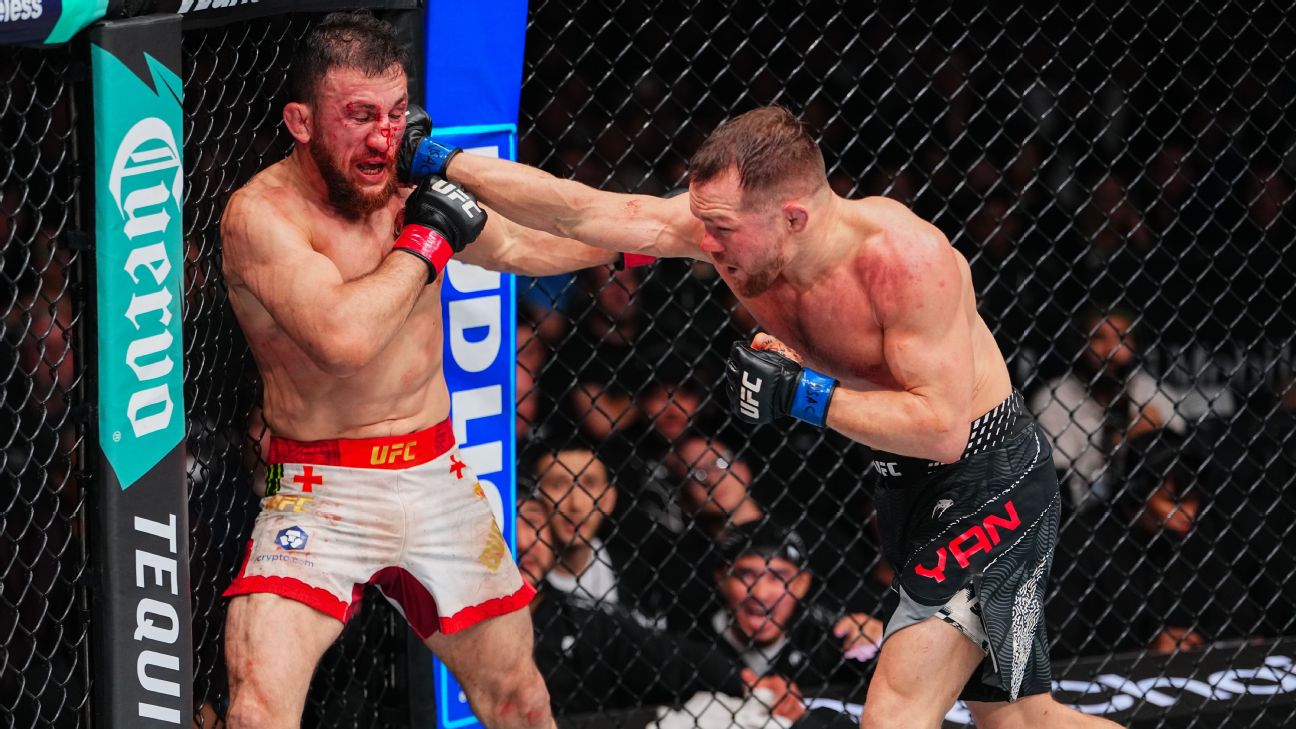 <a href="https://www.espn.com/mma/story/_/id/47231443/yan-ends-dvalishvili-reign-reclaims-title-ufc-323-thriller" target="_blank">Yan ends Dvalishvili’s reign, reclaims title in thriller</a>