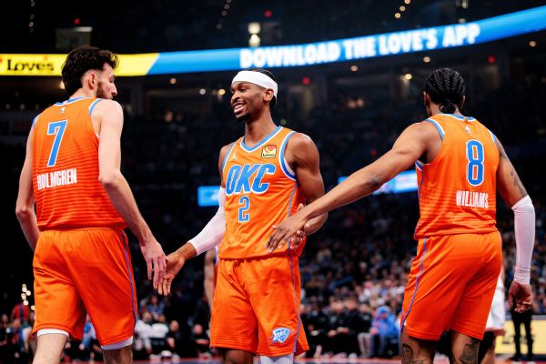 Shai Gilgeous-Alexander says Thunder want NBA wins mark