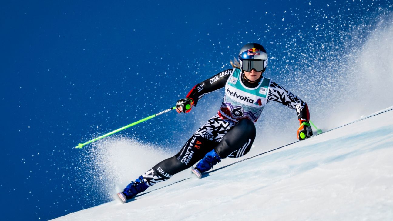 New Zealand skier Alice Robinson wins World Cup super-G - ESPN