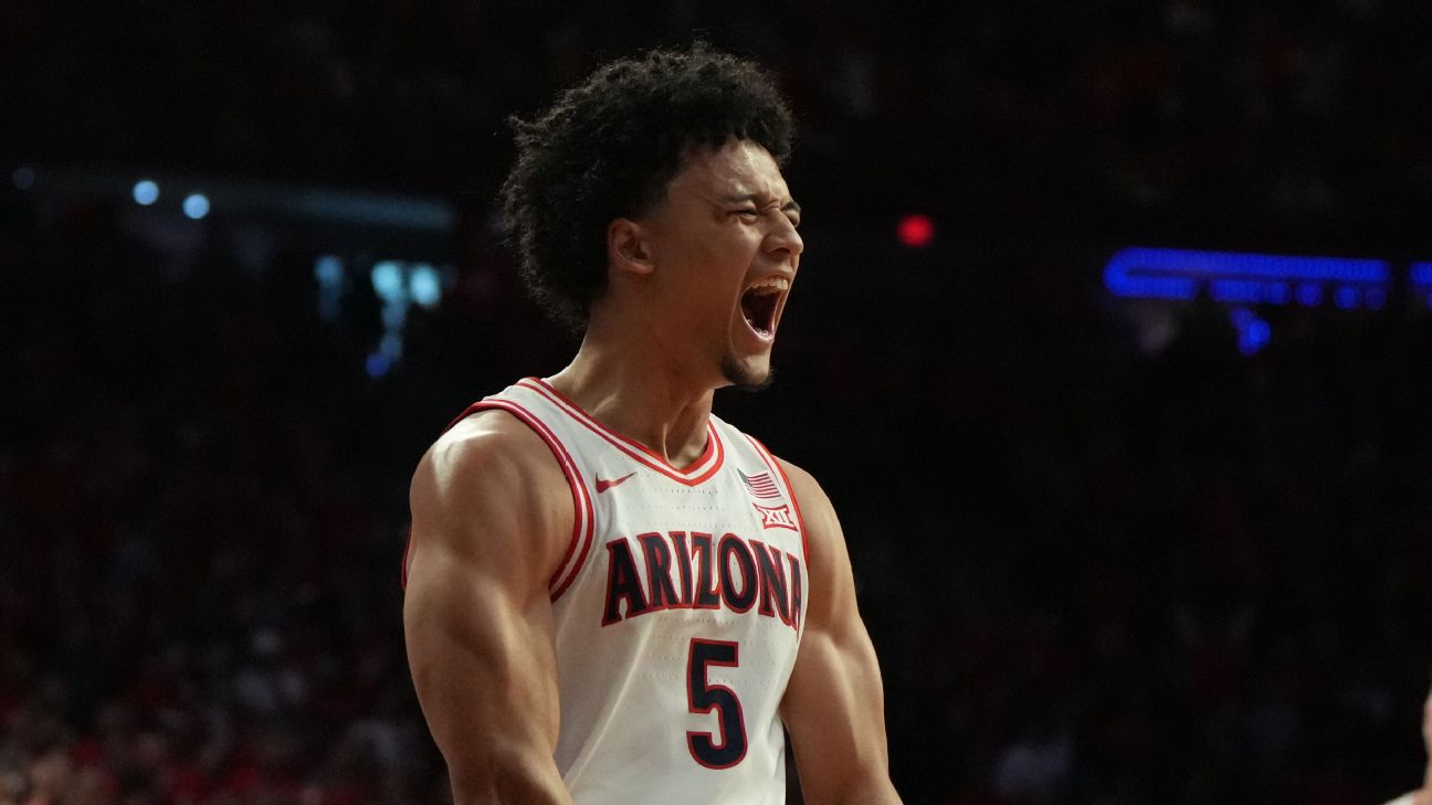 espn.com - Jeff Borzello - Men's basketball Power Rankings: It's Arizona vs. Michigan for No. 1