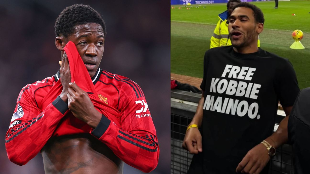 Roy Keane slams Mainoo's 'idiot' brother for 'Free Kobbie' T-shirt ...