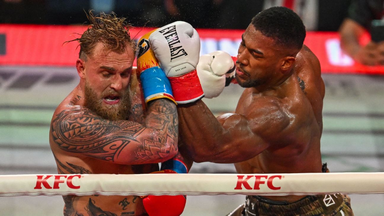 Jake Paul out of surgery, eating 'liquids for 7 days' after Anthony Joshua  broke his jaw - ESPN