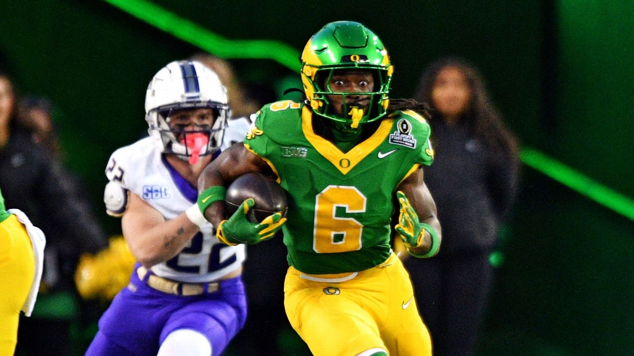 Oregon's Noah Whittington expected to play, not start, vs. Indiana - ESPN