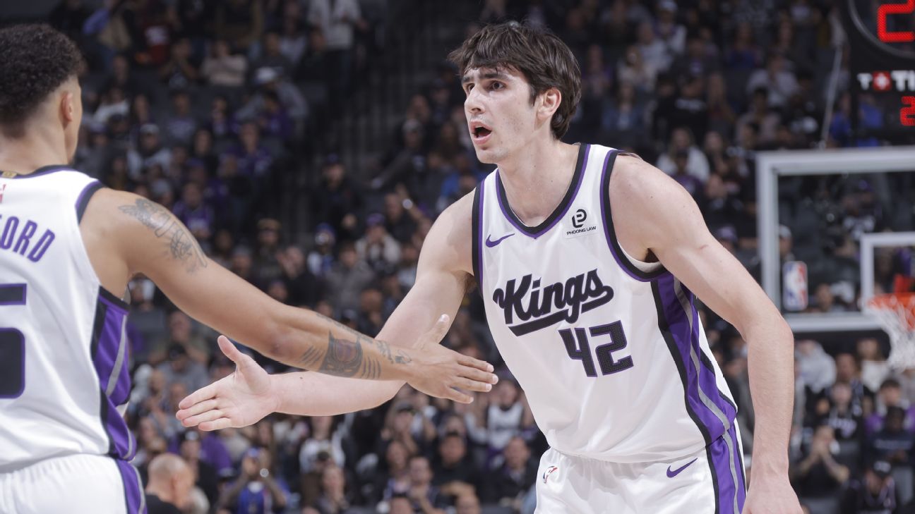 Kings rookie second-rounder Maxime Raynaud is thriving while Domantas Sabonis is sidelined.