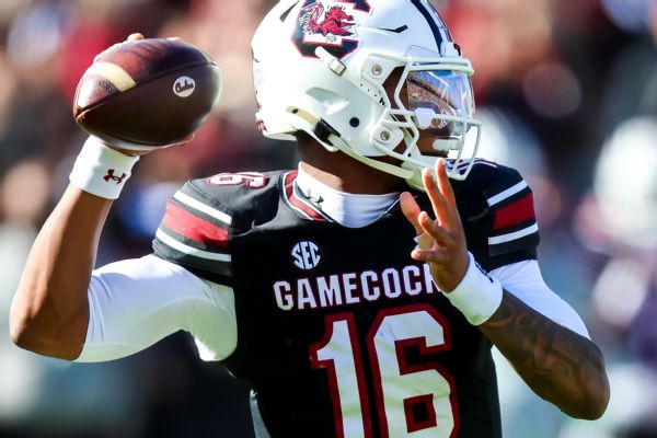 Article image accompanying Sources: South Carolina gives more reps to backup QB Cutter Woods on WagerUp Sports News. Article image accompanying Sources: South Carolina gives more reps to backup QB Cutter Woods on WagerUp Sports News.