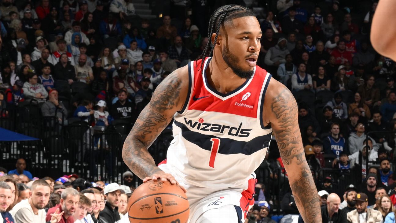 Wizards F Cam Whitmore diagnosed with deep vein thrombosis
