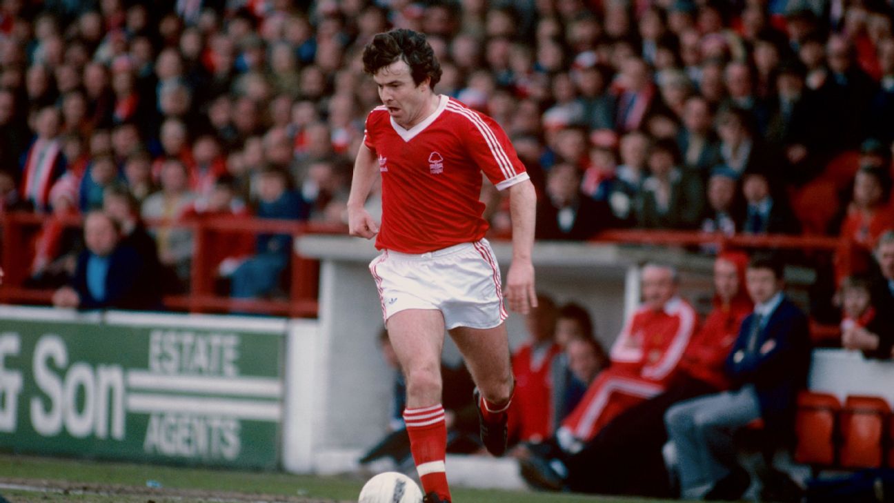 European Cup winner, Nottingham Forest's 'greatest' John Robertson dies at 72 - ESPN
