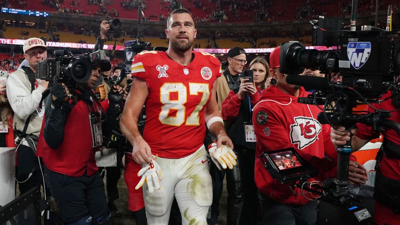 Travis Kelce praises Chiefs after possible Arrowhead farewell - ESPN