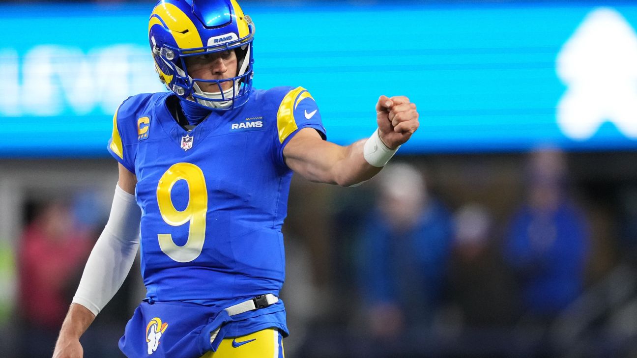 Sean McVay says Matthew Stafford's MVP case 'speaks for itself"