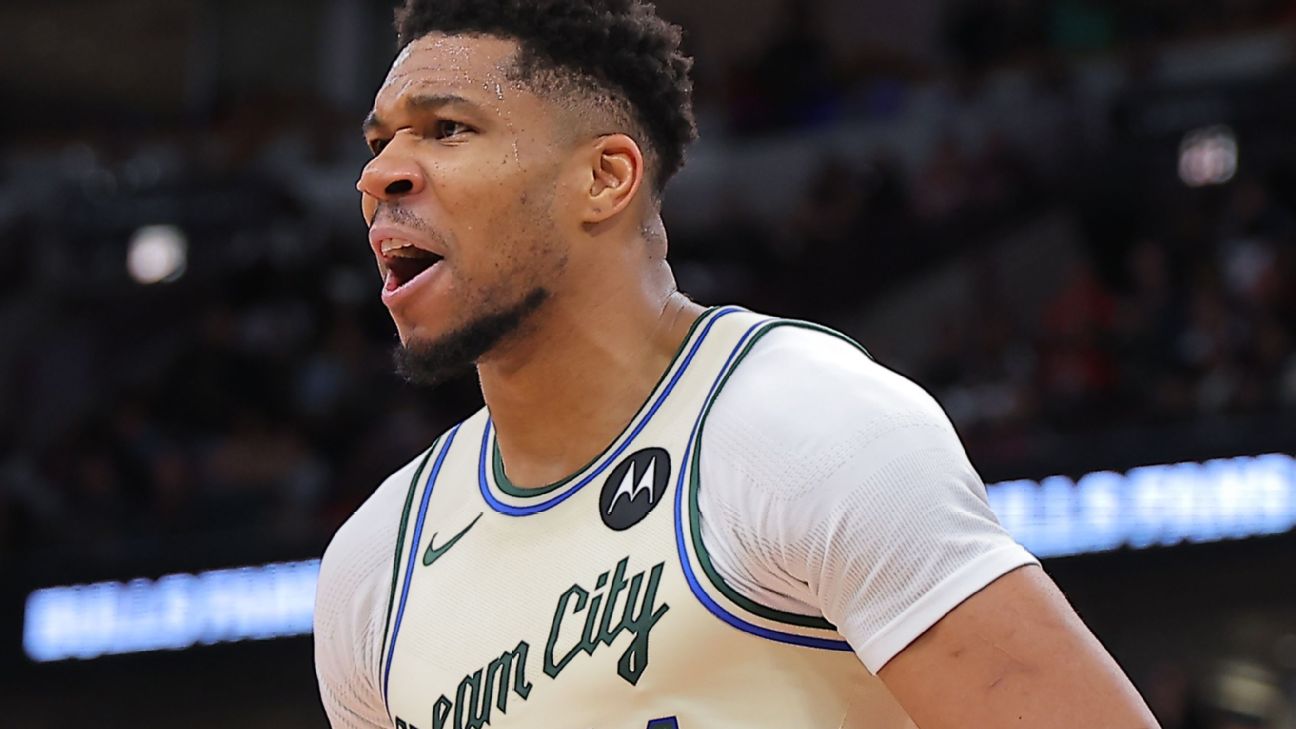 <a href="https://www.espn.com/nba/story/_/id/47426586/bucks-expecting-giannis-back-sat-vs-bulls-cap-minutes" target="_blank">Giannis returns, draws Bulls’ ire with late dunk</a>
