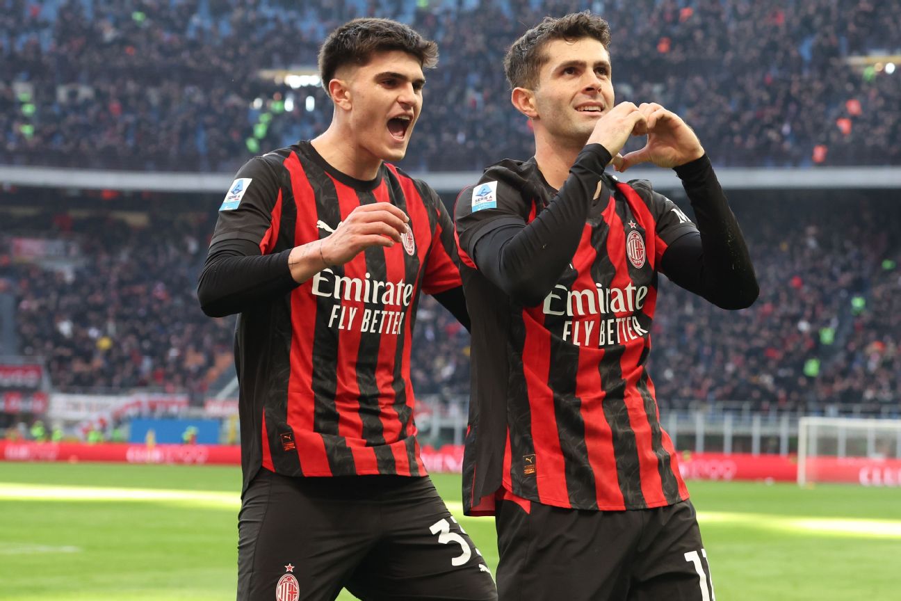 Watch: Jovic and Reijnders give Milan more derby delight vs. Inter - the  highlights, image size:1296x864