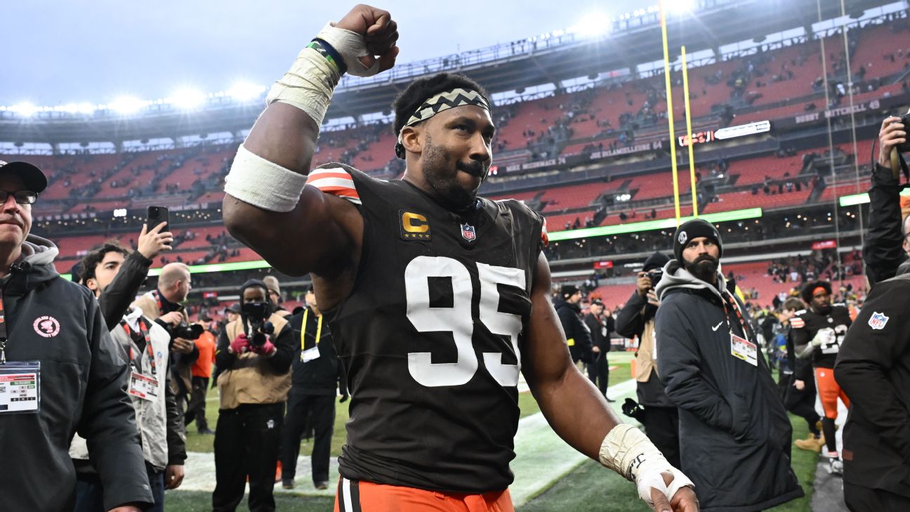 <a href="https://www.espn.com/nfl/story/_/id/47438289/myles-garrett-steelers-worried-more-getting-win" target="_blank">Garrett: Steelers’ focus more on me than winning</a>