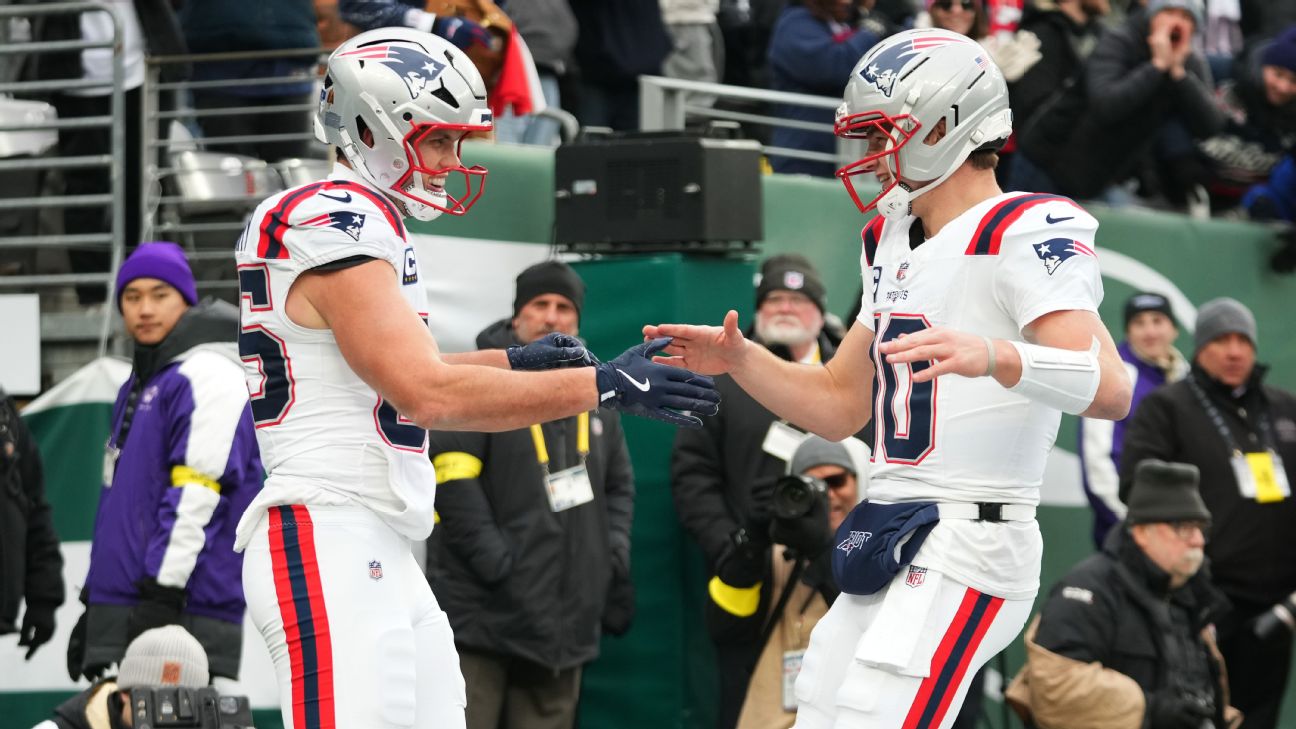 <a href="https://www.espn.com/nfl/story/_/id/47439298/drake-maye-led-patriots-clinch-first-afc-east-title-19" target="_blank">Pats clinch AFC East; Bills’ reign ends with loss</a>