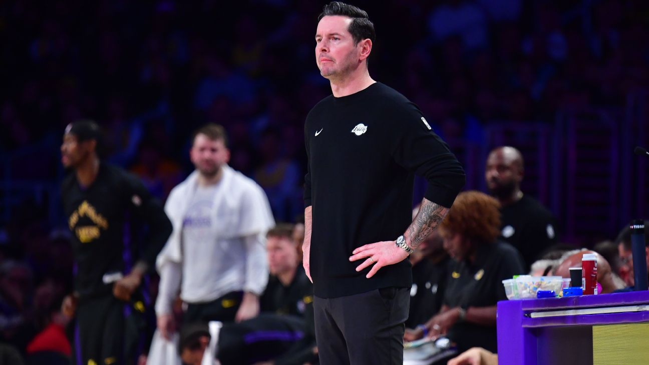 <a href="https://www.espn.com/nba/story/_/id/47461022/jj-redick-says-officiating-affected-lakers-loss-pistons" target="_blank">Redick, Doncic say refs allowed Pistons fouling</a>