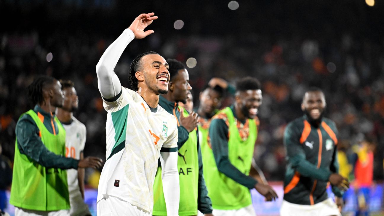 Defending champs Ivory Coast rally to win AFCON group - ESPN