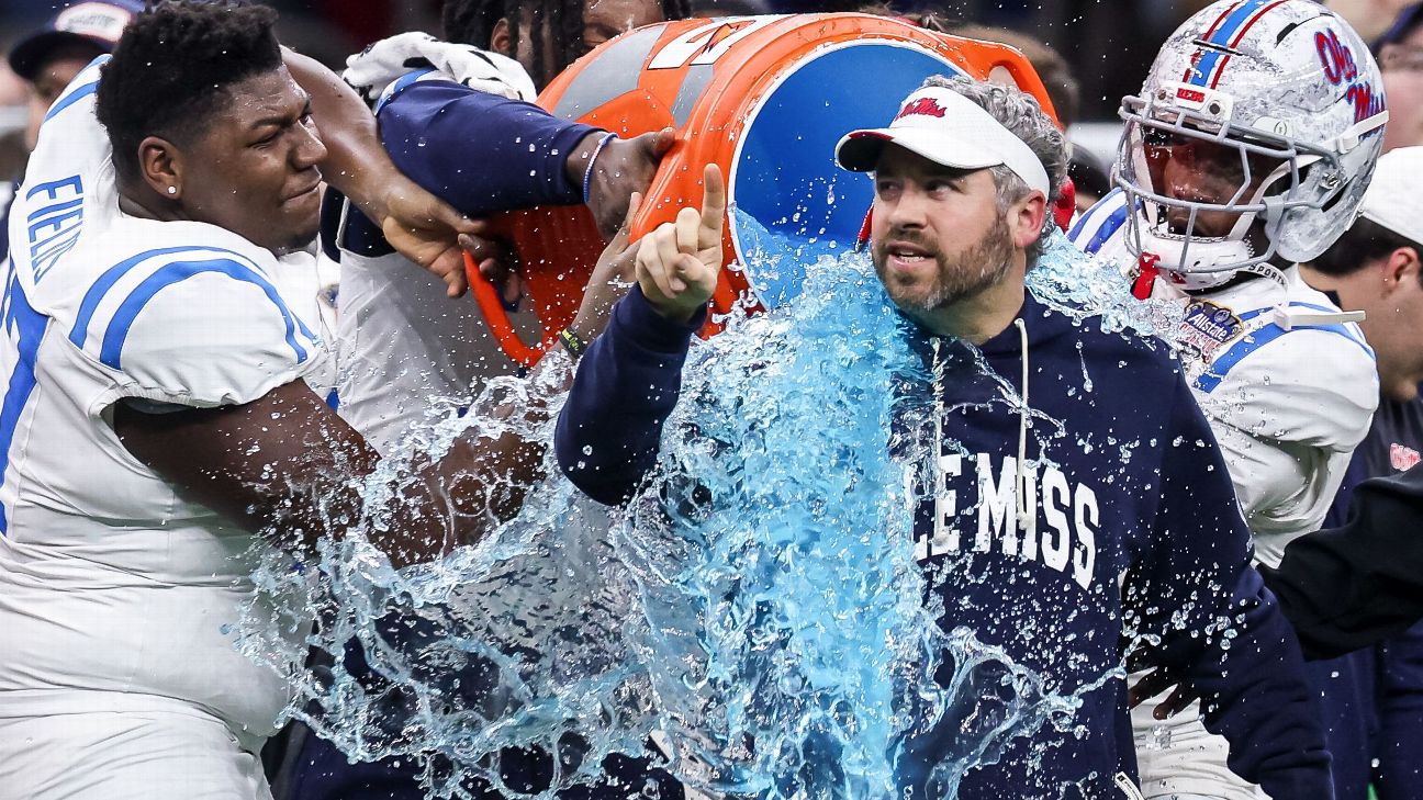 Ole Miss CFP staff uncertain as Kiffin plots LSU transfer portal period - ESPN