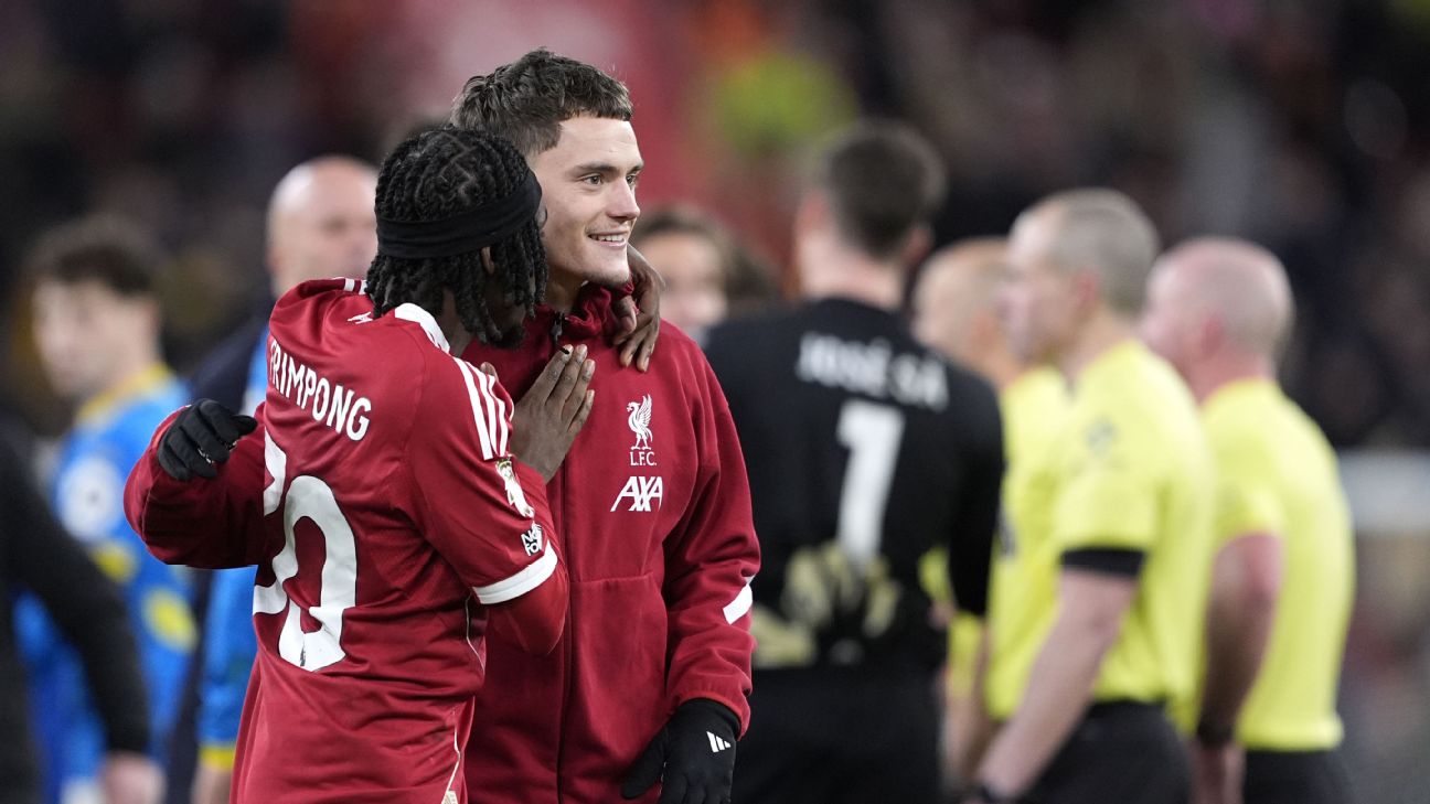 Liverpool's Jeremie Frimpong backs Florian Wirtz to rediscover best form - ESPN