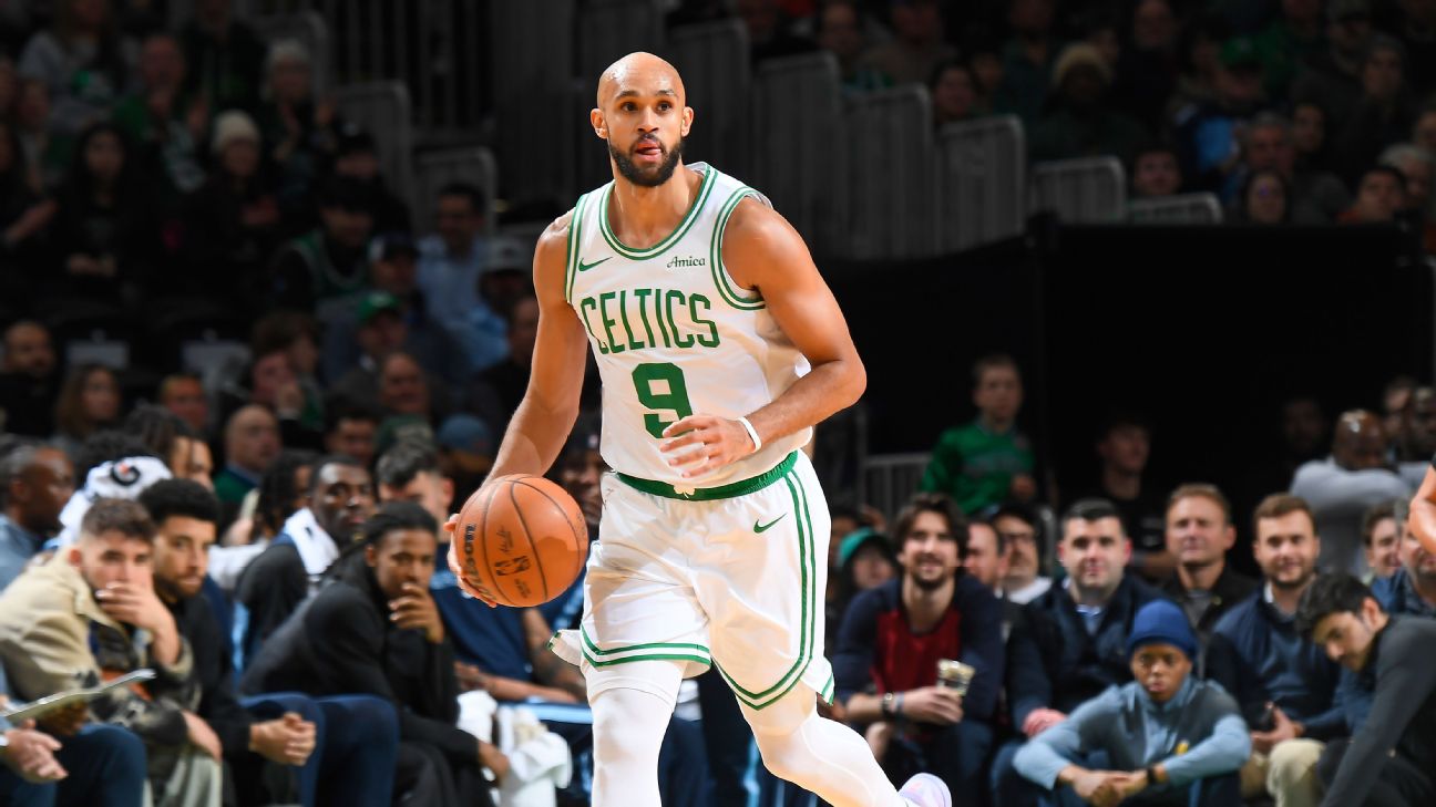 Derrick White and the Boston Celtics are favored over the Denver Nuggets on Wednesday.