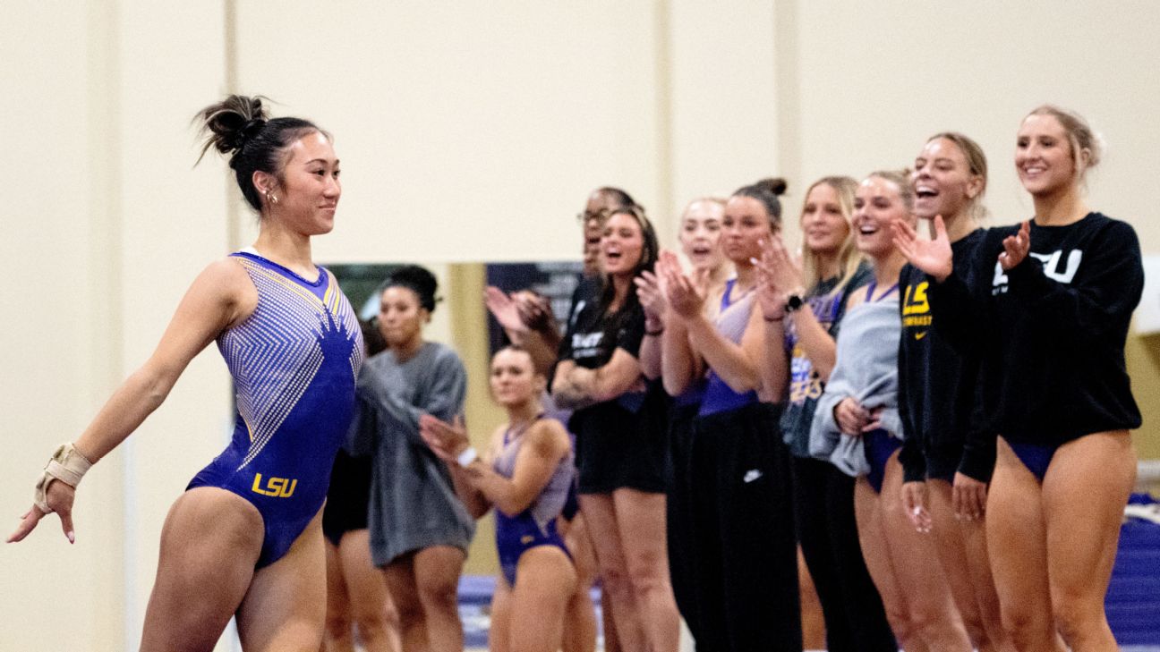 Can LSU gymnastics rebound from last season to challenge for the national title? - ESPN