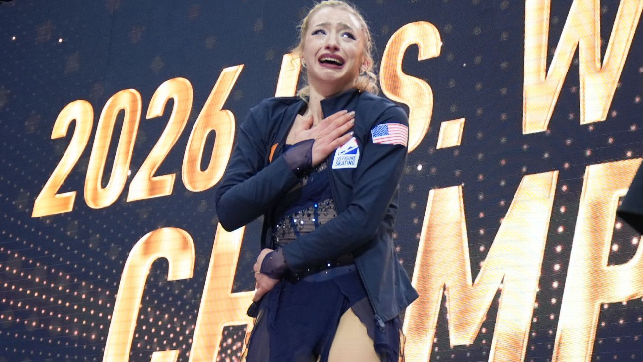 Amber Glenn wins 3rd straight U.S. figure skating title - ESPN