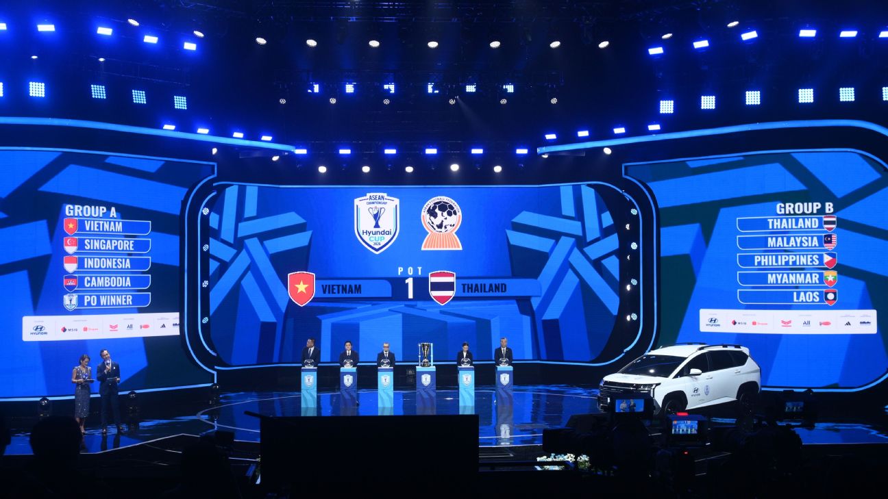 Reigning champions Vietnam, four-time winners Singapore, rising Indonesia  to clash at 2026 ASEAN Championship - ESPN