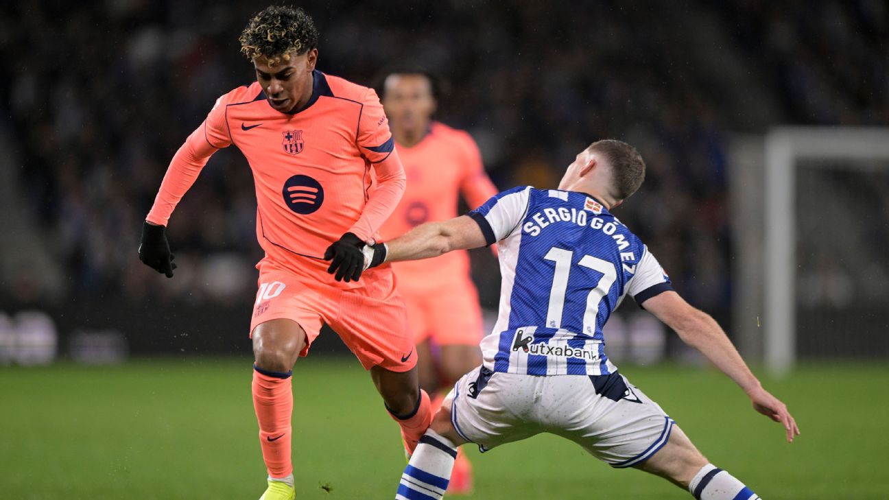 Barcelona perdió en Anoeta y Real Madrid quedó a tiro en la pelea por LaLiga - ESPN