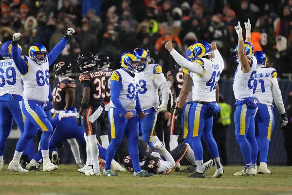 Rams survive Bears' clutch play to win in overtime - ABC7 Chicago