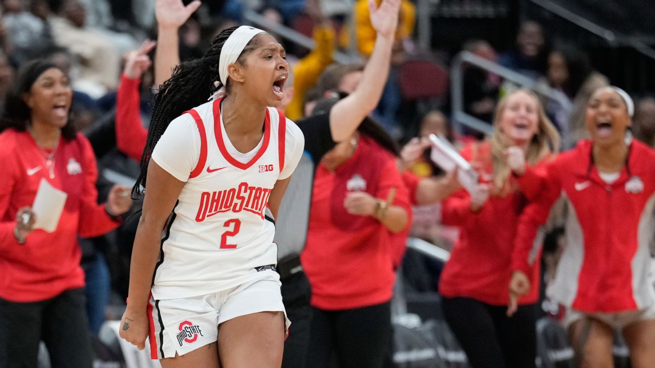 Women's Bracketology: Big nonconference win boosts Ohio State to a 3-seed
