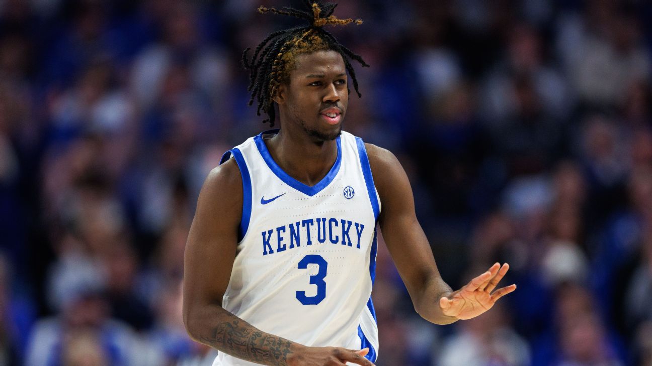 Kam Williams breaks foot in Kentucky's win over Texas - ESPN