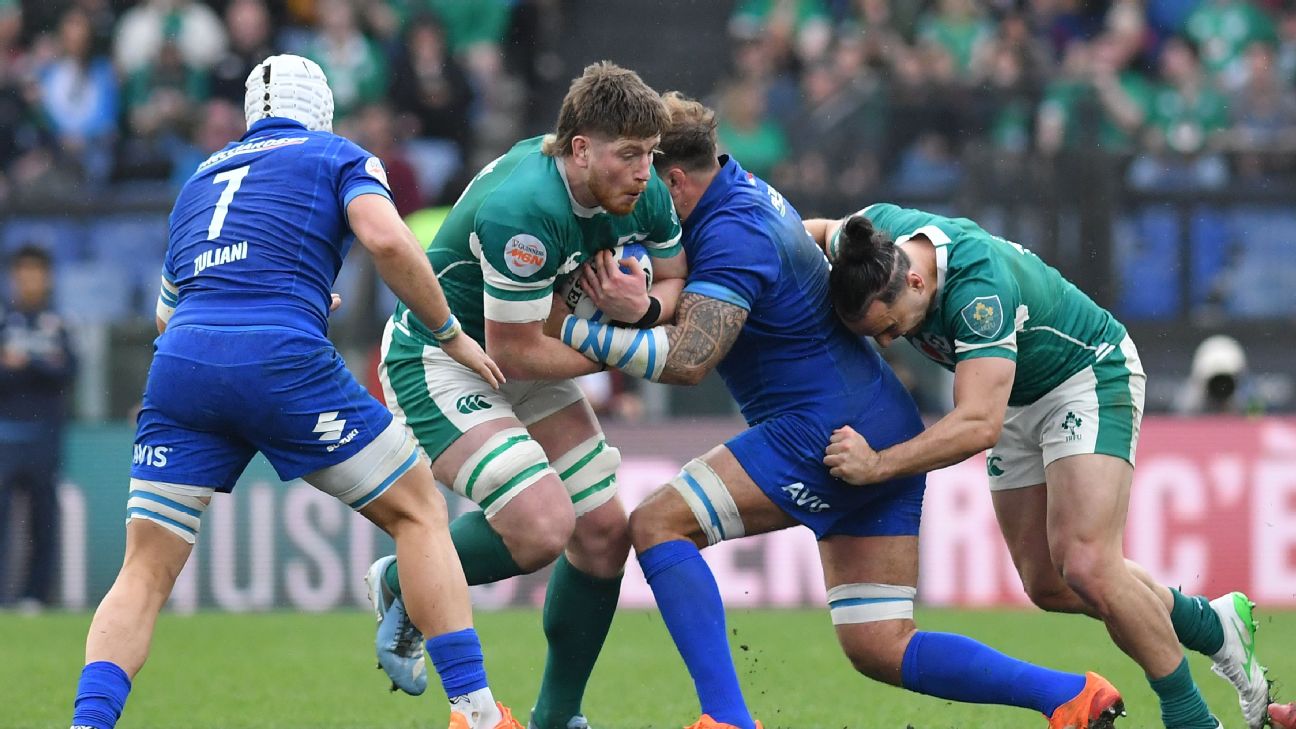 espn.com - Ireland vs. Italy Six Nations: TV channel, kick-off time, live stream, latest news