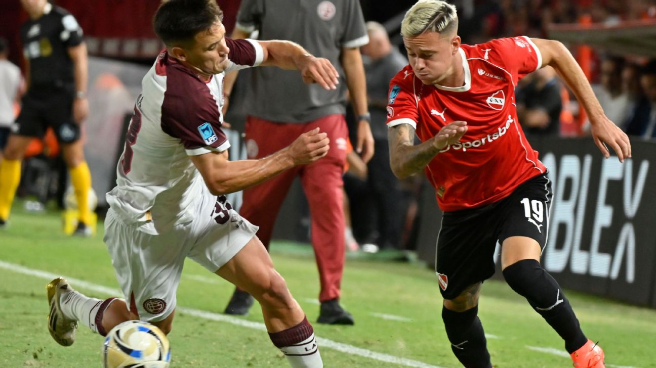 Golazo de Abaldo y cabezazo de Ávalos para darle la ventaja a Independiente contra Lanús - ESPN