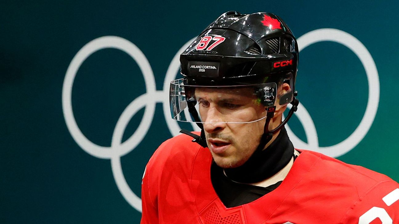 espn.com - Emily Kaplan - Canada captain Sidney Crosby out for Olympic gold medal game