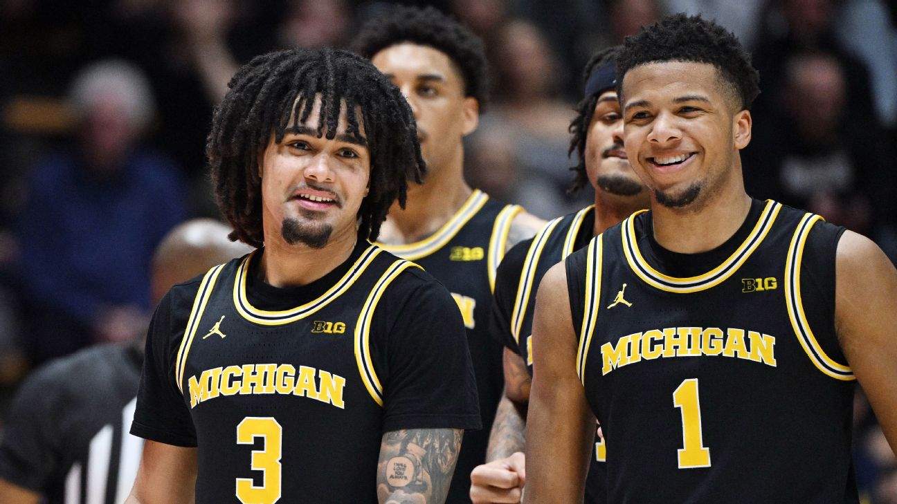 espn.com - Jeff Borzello - Men's college basketball Power Rankings: A 1-2 showdown on tap this weekend