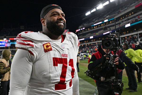 Sources: 49ers pass on Trent Williams option, eye deal